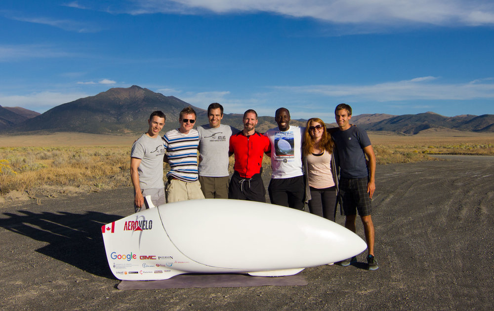 Aerovelo Eta Team HPV Weltrekord 2016