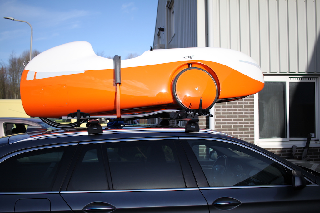 Velomobil DF BMW Dachtransport